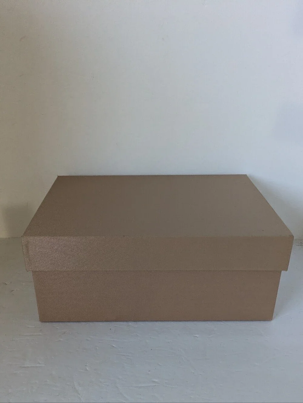 Storage Box in Light Brown  Home Organization Box Adjustable Inside Dividers